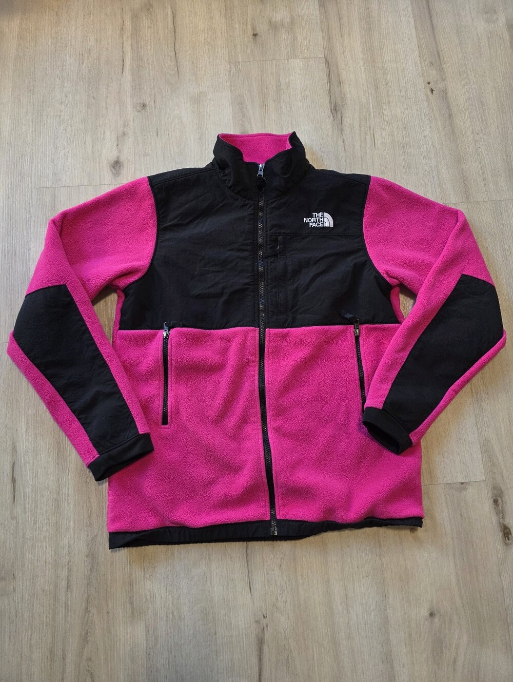 The North Face Denali Fleece Jacket Youth Size XL Pink/Black